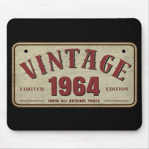 Vintage 1964 Limited Edition All Original Parts Mouse Pad