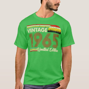 Vintage 1965 Birthday Shirt Limited Edition 1965 B