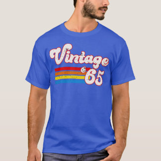 Vintage 1965 Birthday Shirt Retro 65 Birthday Shir