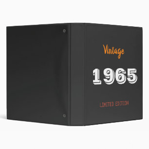 Vintage 1965 Limited Edition – 60th Birthday Binder