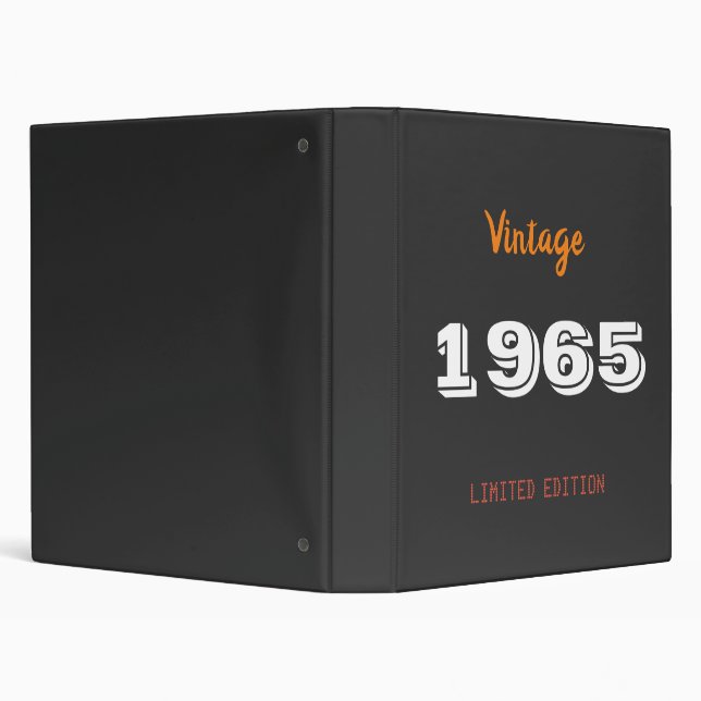 Vintage 1965 Limited Edition – 60th Birthday  Binder (Background)