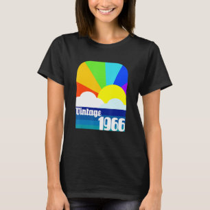 Vintage 1966 56th Birthday 56 Year Old Birthday T-Shirt