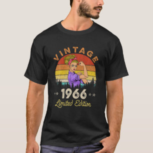Vintage 1966 Made In 1966 56 Years Old 56Th Birthd T-Shirt