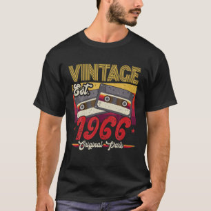 Vintage 1966 Original Parts Funny 56 Years Old 56T T-Shirt