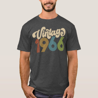 Vintage 1966 Retro, 60th Birthday, 60th Birthday, T-Shirt