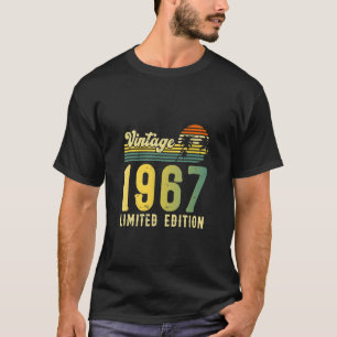 Vintage 1967 cute Birthday graphic T-Shirt