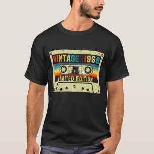 Vintage 1968 Birthday Cassette Tape  Party T-Shirt