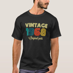 Vintage 1968 Funny Original Parts 52 Year Old T-Shirt