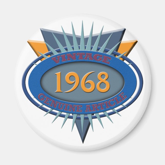 Vintage 1968 magnet (Front)
