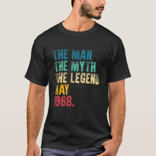 Vintage 1968 Man Myth Legend 53Rd Bday Retro 53 Ye T-Shirt