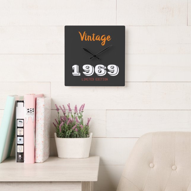 Vintage 1969 Limited Edition Wall Clock – Retro 57 (Reading Room)