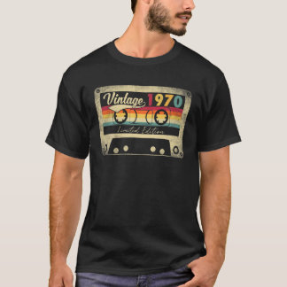 Vintage 1970 52Nd Birthday Gift Limited Edition Re T-Shirt