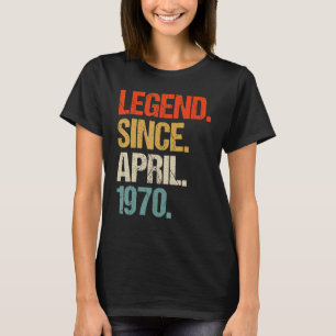 vintage 1970 53rd birthday retro 53 years old 1 T-Shirt