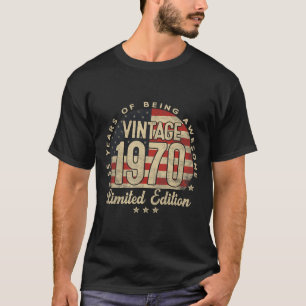 Vintage 1970 Limited Edition 55-year-old Gifts Usa T-Shirt