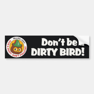 Vintage 1970s Woodsy Owl Bumper Sticker