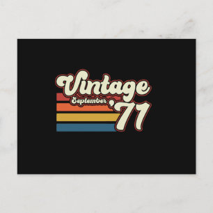Vintage 1971 50th Birthday Postcard