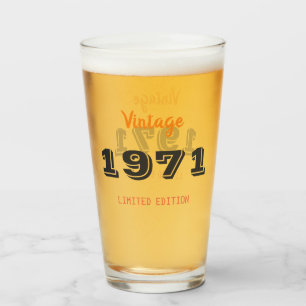 Vintage 1971 Limited Edition – 55th Birthday Glass