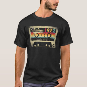 Vintage 1972 50Th Birthday Gift Limited Edition Re T-Shirt