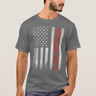Vintage 1972 Funny 50 Years Old Men And Women 50th T-Shirt
