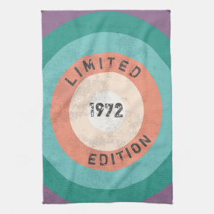 Vintage 1972 limited edition 50th Birthday Kitchen Towel
