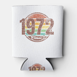 Vintage 1972 Retro Classic 50Th Birthday 50 Years. Can Cooler