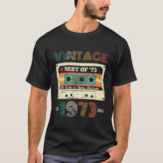 Vintage 1973 - 50 Years of Being Awesome T-Shirt