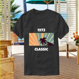 Vintage 1973 50th Year - Personalize T-Shirt