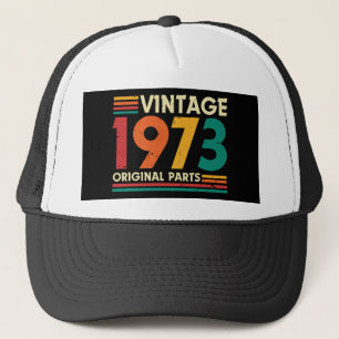 Vintage 1973 Limited Edition 50th Birthday Trucker Hat