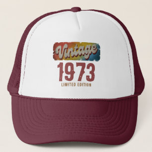 VINTAGE 1973 LIMITED EDITION CUSTOMIZE TRUCKER HAT