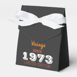 Vintage 1973 year limited edition 503rd Birthday Favor Box