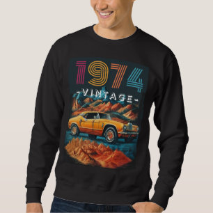 Vintage 1974 cool car sweatshirt
