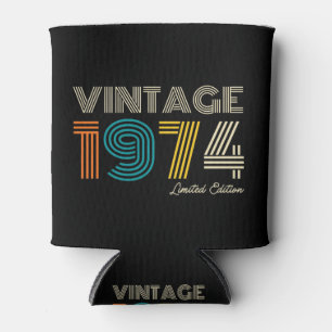 Vintage 1974 Limited Edition 50th Birthday Can Cooler