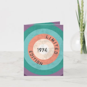 Vintage 1974 limited edition 50th Birthday  Invitation