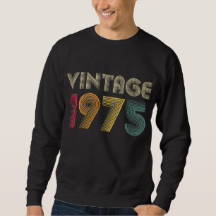 Vintage 1975 47th Birthday Retro 47 Years Old Mom Sweatshirt