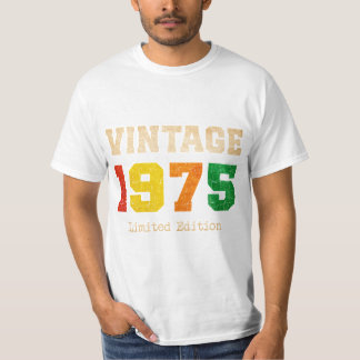 Vintage 1975 Limited Edition – 50th Birthday Retro T-Shirt