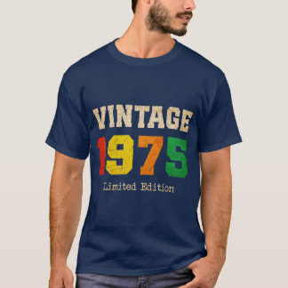 Vintage 1975 Limited Edition – 50th Birthday Retro T-Shirt