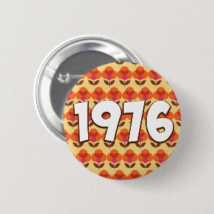Vintage 1976 2 inch round button