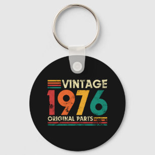 Vintage 1976 50th Birthday Keychain