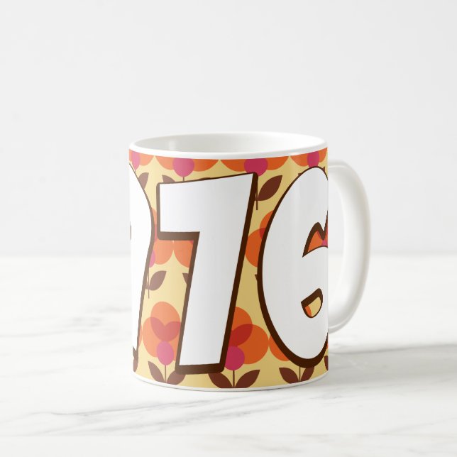 Vintage 1976 coffee mug (Front Right)