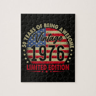 Vintage 1976 Limited Edition 50th Birthday Jigsaw Puzzle