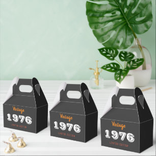 Vintage 1976 Limited Edition Favour Boxes – 50th 