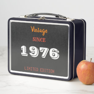 Vintage 1976 Limited Edition Metal Lunch Box