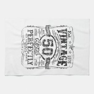 Vintage 1976 Limited Edition Shirt 50 Year Old 50t Kitchen Towel