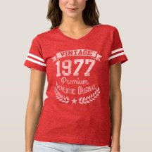 Vintage 1977 40th Birthday Year Premium Original
