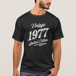 Vintage 1977 45 Year Old Retro 45Th Birthday Graph T-Shirt