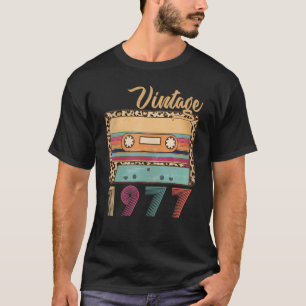 Vintage 1977  Birthday Vintage Retro  Birthday T-Shirt