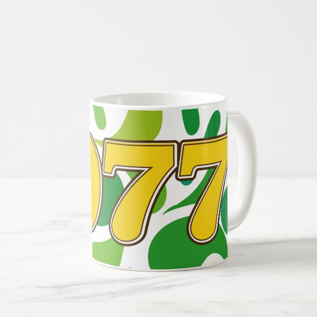 Vintage 1977 coffee mug (Front Right)