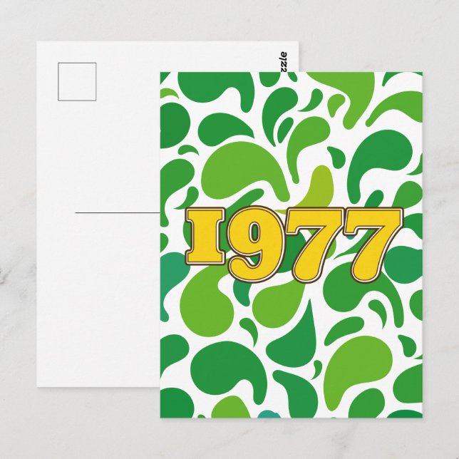 Vintage 1977 postcard (Front/Back)
