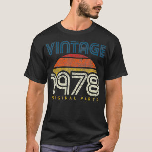 Vintage 1978 Birthday  T-Shirt