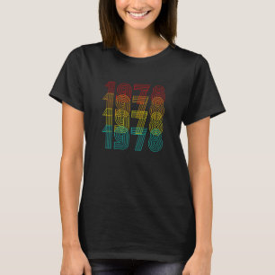 Vintage 1978 T 44th Birthday 44 Years Old T-Shirt